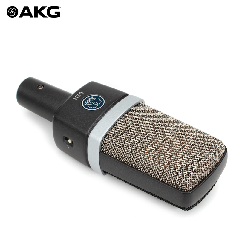 AKG/爱科技C214 电容麦克风话筒专业录音主播直播有声书套装全套 - 图2