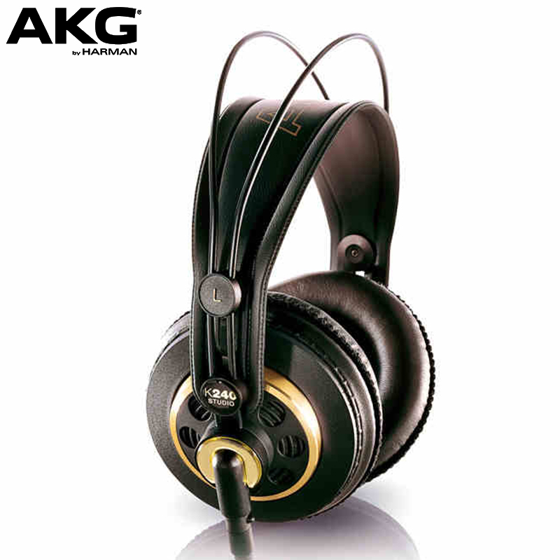 AKG/爱科技 K240S头戴式专业录音棚监听级音乐HIFI乐器有线耳机 - 图1