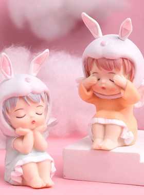 安妮宝贝盲盒工艺礼品可爱天使女孩摆件树脂生日礼物少女心