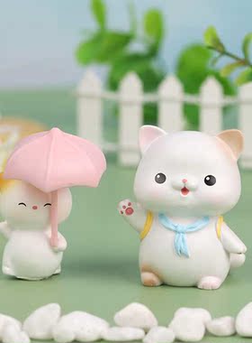 喵喵郊游记盲盒可爱猫咪公仔小摆件创意潮玩盲盒手办树脂装饰摆件