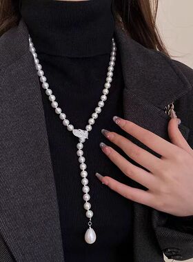 2025新款小香风珍珠项链