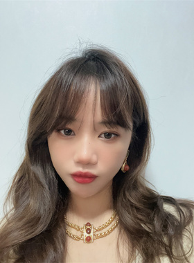 女复古红玛瑙红砂石手链项链耳环