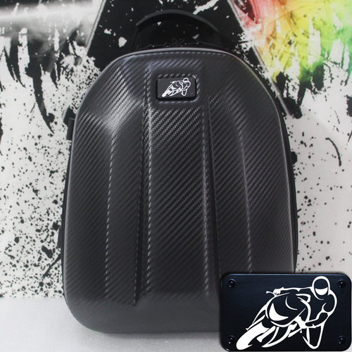 摩托车后尾包后座包双肩背包春风街车骑行多功能头盔包机车通用 - 图0