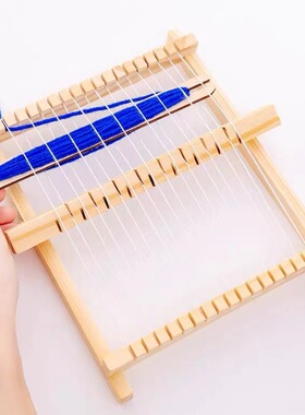 木质儿童DIY织布机幼儿小