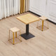 Small square stool dessert shop Shaxian Malatang fast food dining table and chairs