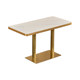 Dining tables and chairs durable milk tea snack bar tables and chairs