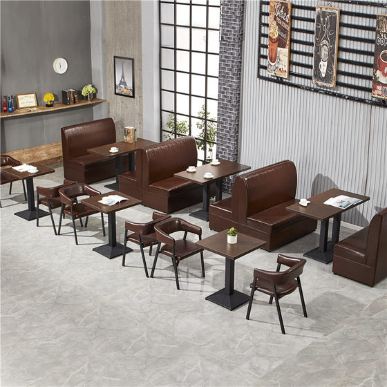 Commercial theme tea restaurant sake bar booth sofa