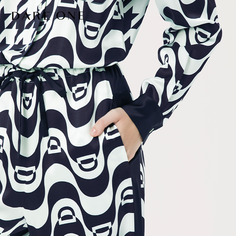 dare one重磅女reverse桑蚕丝睡衣 DARE ONE睡衣/家居服套装