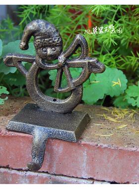 莫里斯花园 花园杂货家居花园铸铁摆件圣诞桌面挂钩