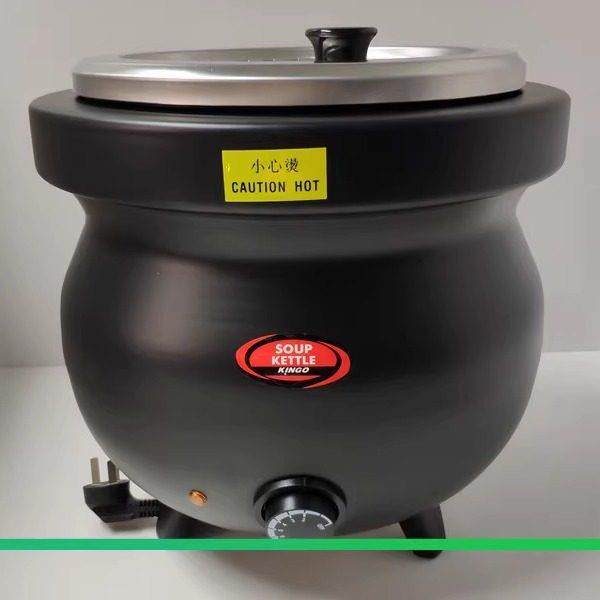 KINGO南洋精工 D8001电热黑色汤炉保温汤锅10L电子暖汤煲自助餐炉,淘宝优惠券,粉丝福利购,淘宝优惠卷