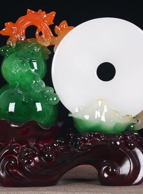 五福临门饰品葫芦客厅入口电视柜家居饰品乔迁礼品进屋吉祥之家