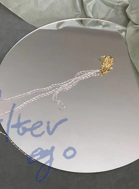 肌理意大利闪光走秀ins镀金耳环