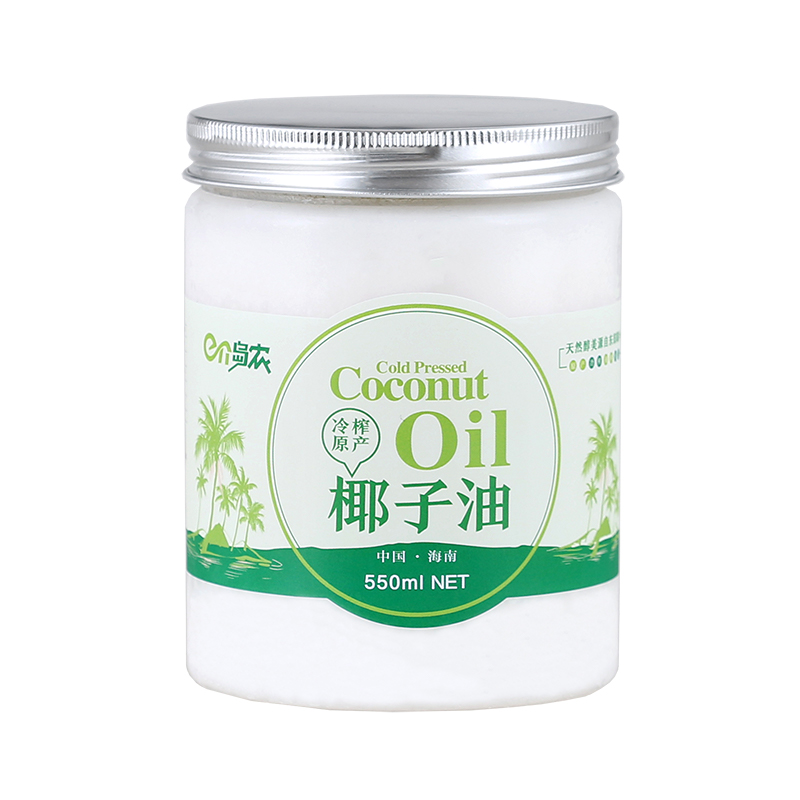 【两瓶550ml】海南椰子油食用护发护肤初冷榨植物油烹饪mct生酮新 - 图3