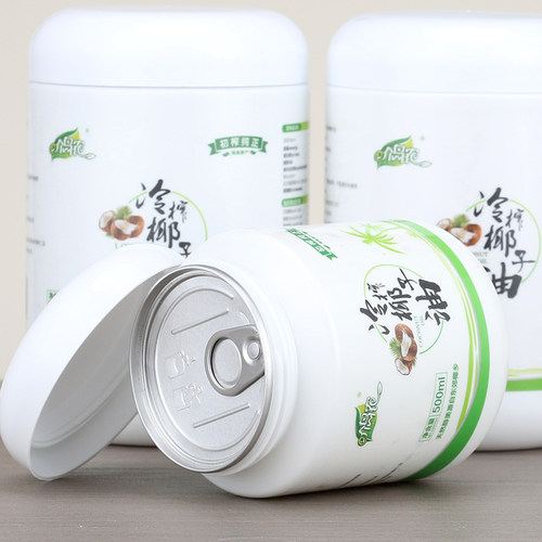 椰子油食用海南健康初榨冷压纯椰油护发肤天然卸妆生酮烘焙爆米花 - 图0