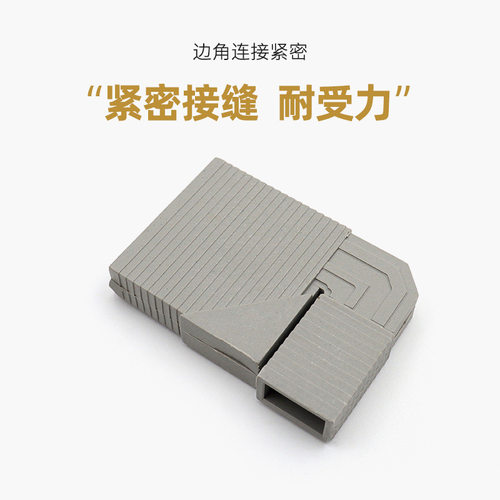 厨柜门配件连接件角码灶台门塑料直角晶钢门橱柜玻璃门内角连接头 - 图0