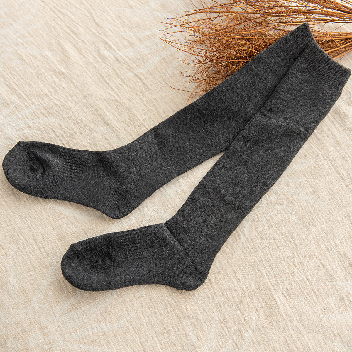 园园美衣时尚羊毛过膝袜女保暖加厚长筒袜纯色百搭小腿袜护膝防寒,淘宝优惠券,粉丝福利购,淘宝优惠卷