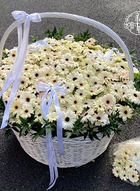 ins风超大花篮手工提篮