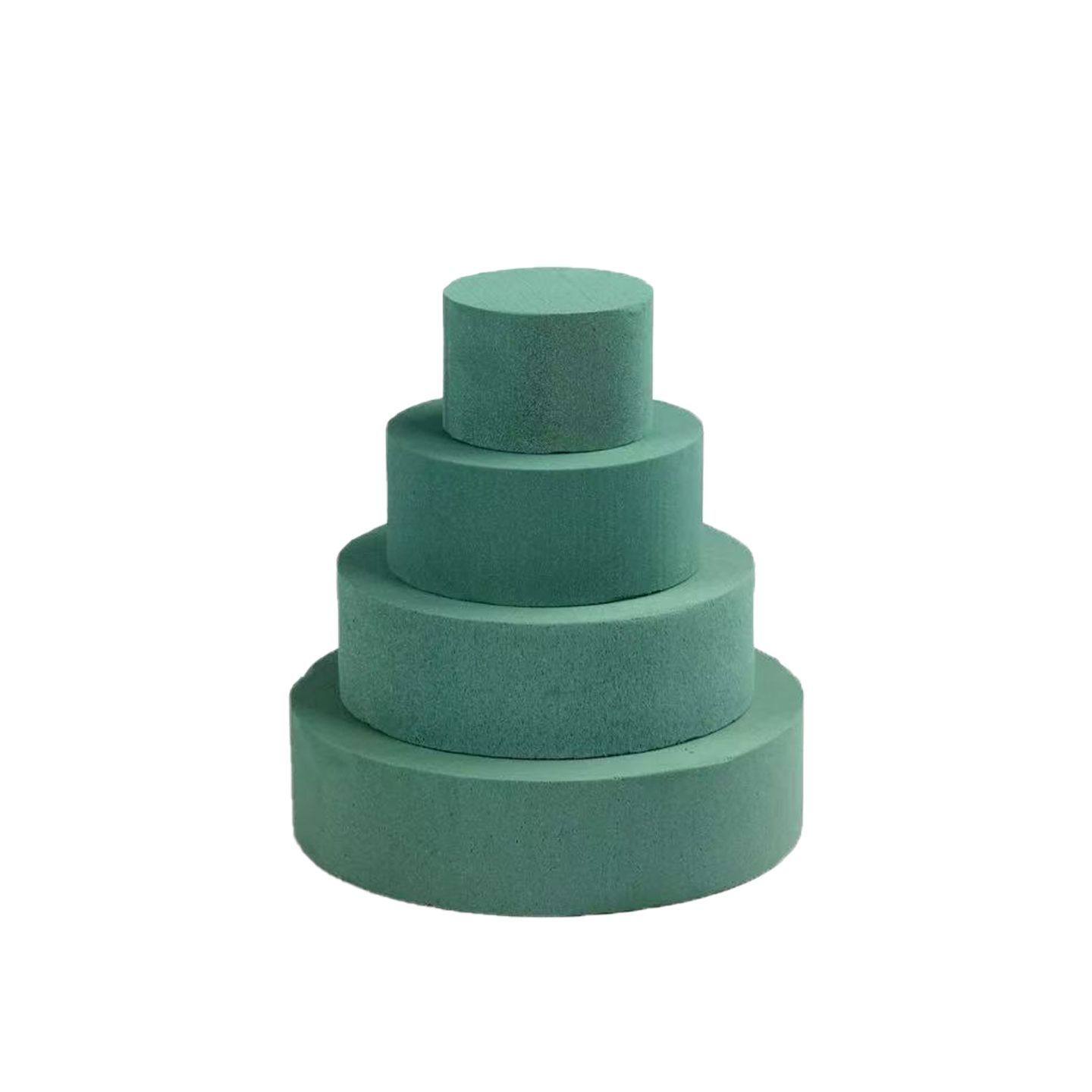 花泥块圆形蛋糕花泥包花底座插花专用泥diy手工鲜花花泥圆柱形,淘宝优惠券,粉丝福利购,淘宝优惠卷