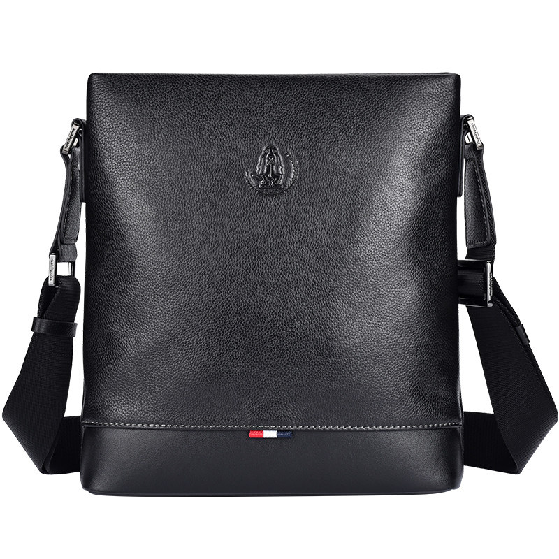 暇步士单肩包真皮男士休闲商务包包 暇步士三威男士包袋