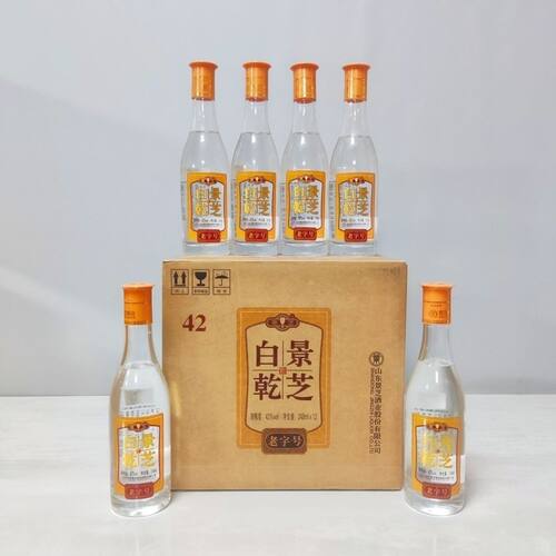 景芝白干老字号42度248ml*12瓶整箱口粮自饮白酒高粱大曲礼品 - 图2