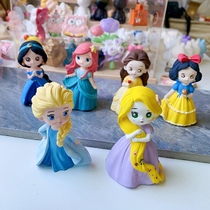 Mini plaster doll coated colour painted 3D Cubic little princess Children DIY creative toy graffiti hand for Aisha