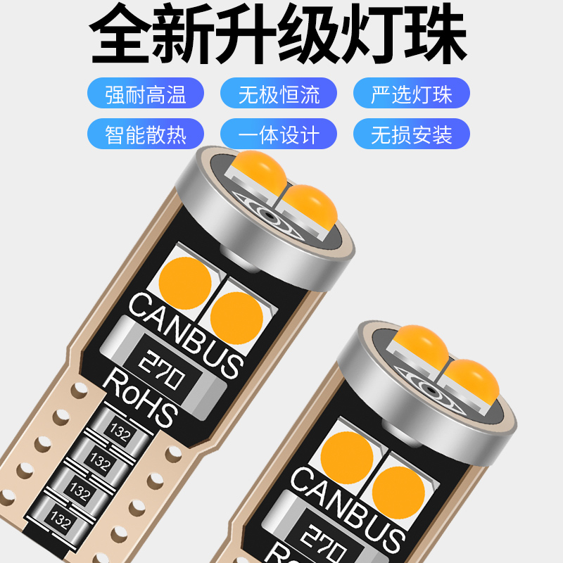 适用于凯迪拉克ATSL ATS XTS CTS SRX改装LED牌照灯后车牌灯超亮 - 图0