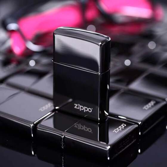 zippo打火机正版黑冰白冰磨砂芝宝旗舰zipoo原装正品送男zppo煤油
