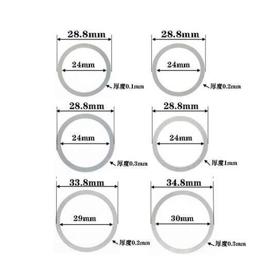Vnlio crankset stainless steel washer