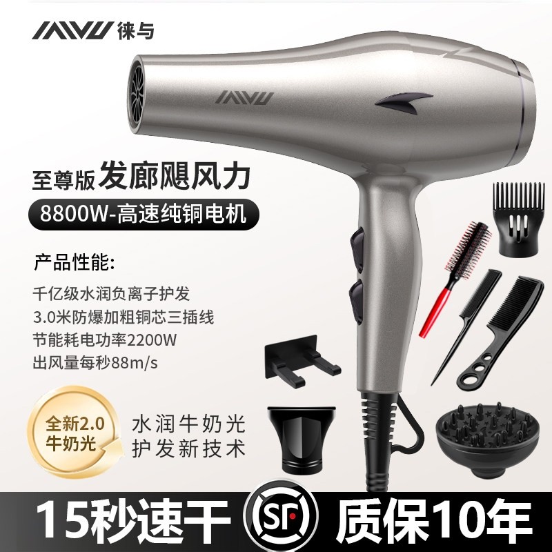 发廊理发店专用家用吹风机大风力负离子吹头发型师大功率速干护发,淘宝优惠券,粉丝福利购,淘宝优惠卷