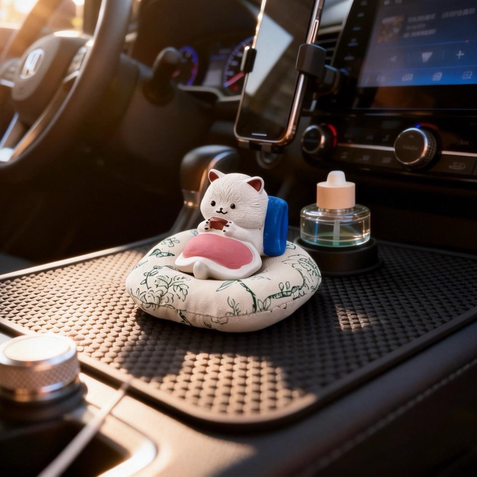 躺平小猫车内饰品摆件2026新款汽车装饰用品车载中控台仪表台可爱,淘宝优惠券,粉丝福利购,淘宝优惠卷