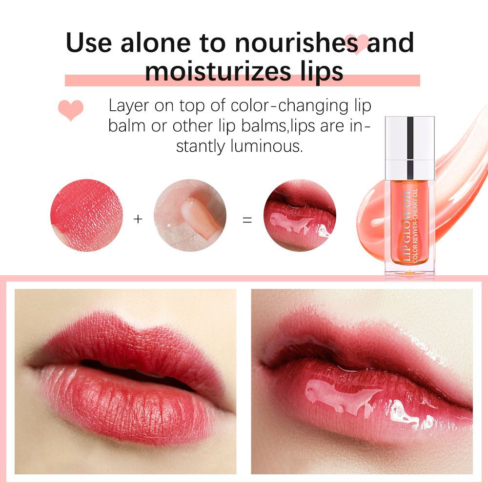 Ibcccndc Plump Lip Glow Care Oil Plumping Gloss NonStick cup - 图1