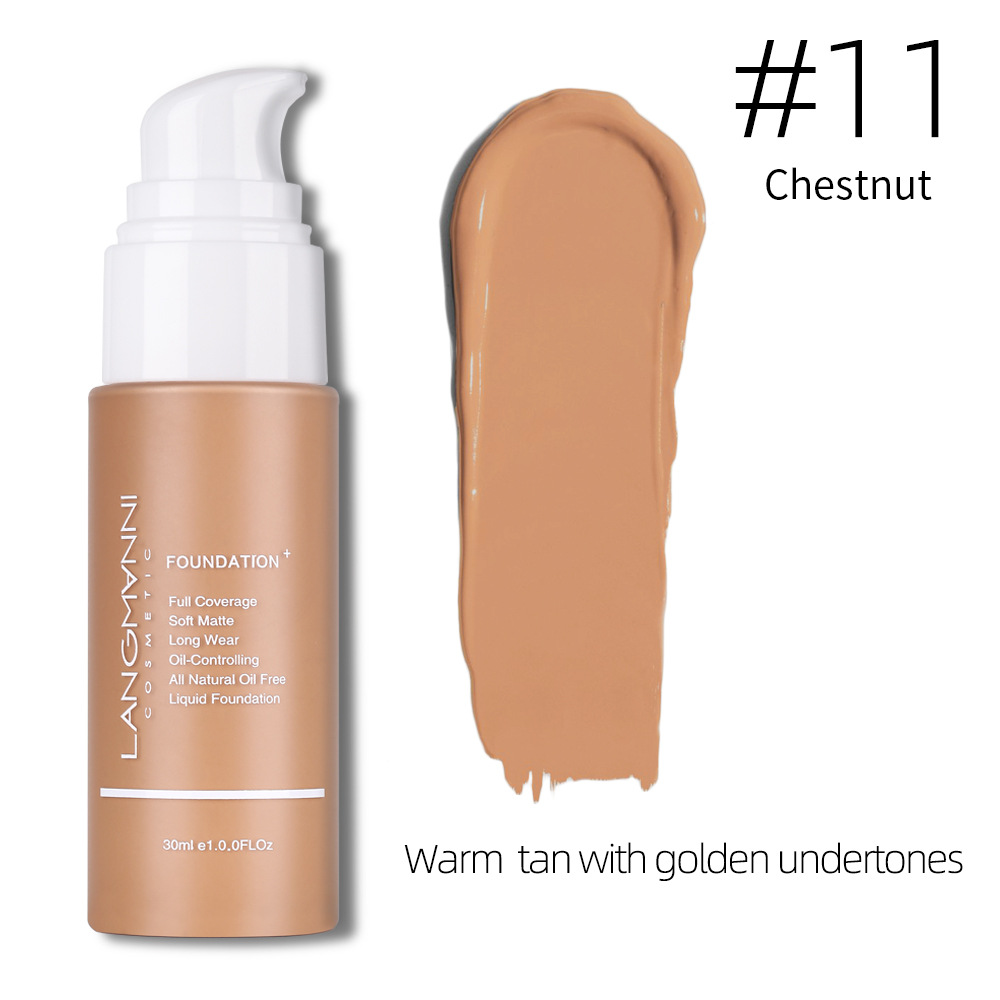 Matte lasting oil control concealer liquid foundation - 图3