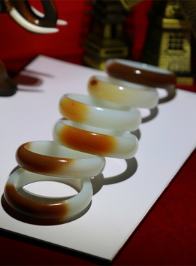 六只高端糖镯熙立然光新疆和田玉