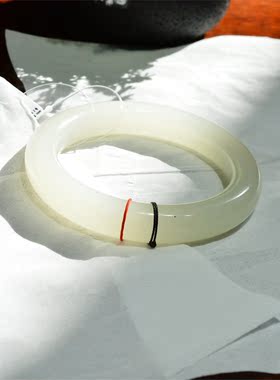 羊脂玉手镯新疆高端密度料子细油