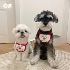 Шарф 宠物狗狗猫咪生日口水巾帽子雪纳瑞比熊泰迪法斗柯基三角巾配饰