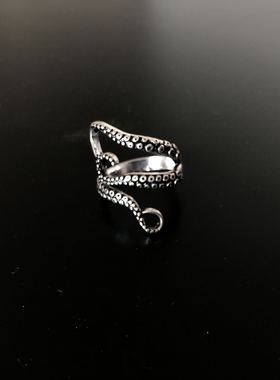 复古百搭开口可调节克苏鲁戒指