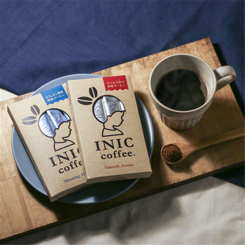 日本直邮  INIC Smooth Aroma 速溶黑咖啡 coffee  12条 1盒 - 图1