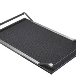 欧式金属皮革收纳托盘装饰摆件