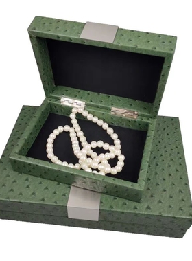 现代简约皮革装饰盒首饰盒收纳