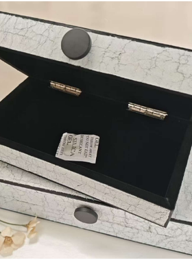 现代新中式肌理纹收纳盒