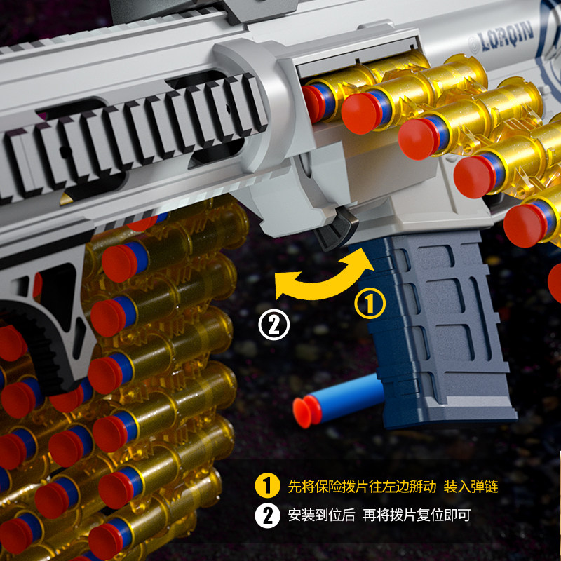 玩具枪儿童男孩仿真m416电动连发 kufire电动玩具枪
