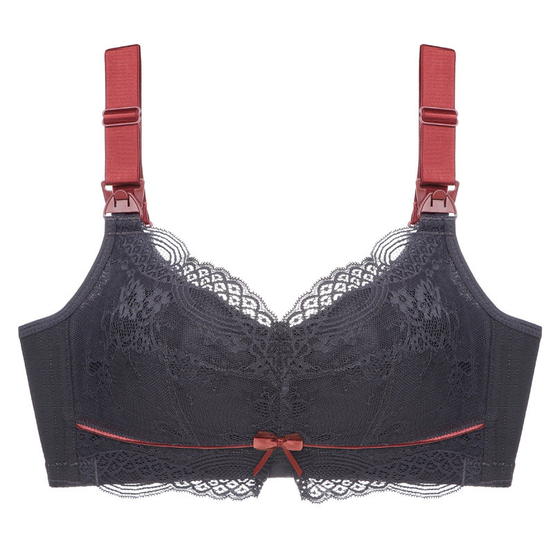 孕妇文胸怀孕期大胸喂奶聚拢大码 港模哺乳文胸