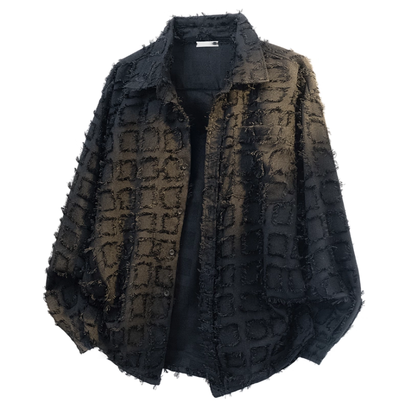 夏季新款格子长袖衬衫男薄款宽松潮流青少年衬衣长袖休闲百搭上衣,淘宝优惠券,粉丝福利购,淘宝优惠卷