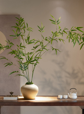 仿真竹子2026新款桌面摆件客厅