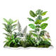 Simulated green plant landscaping combination large indoor landscape