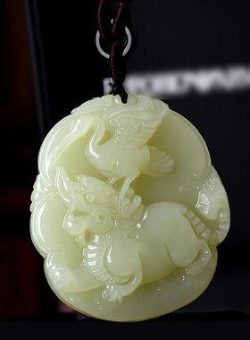 和田玉貔貅吊坠本命年男女款转运文昌项链招财龙龟挂件礼物饰品