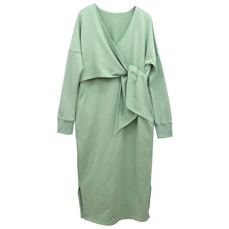 sweetmommy日本孕妇长款春秋连衣裙 SweetMommy海外连衣裙