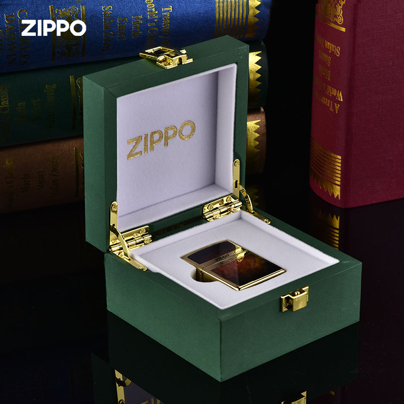 zippo正版打火机商标起源珐琅木纹送礼原装正版正品zp火机送男友-图2