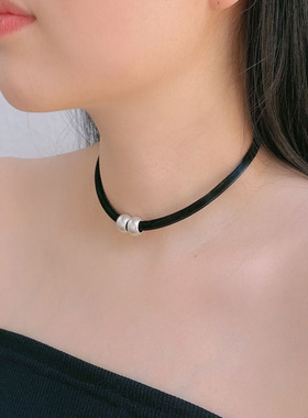 其他合金皮质蛇骨链女项链