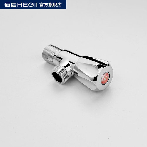 恒洁角阀角阀全铜冷热水阀门开关三通分水阀一进二出分水器HMA011 - 图1